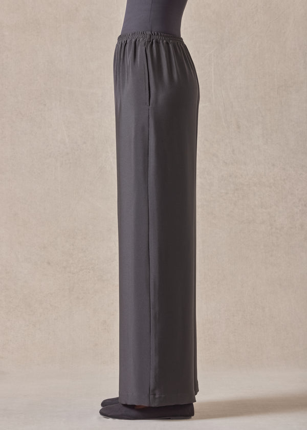 Eskandar Silk Flared Trouser