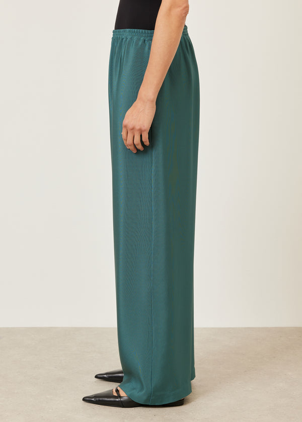 Eskandar Silk Flared Trouser