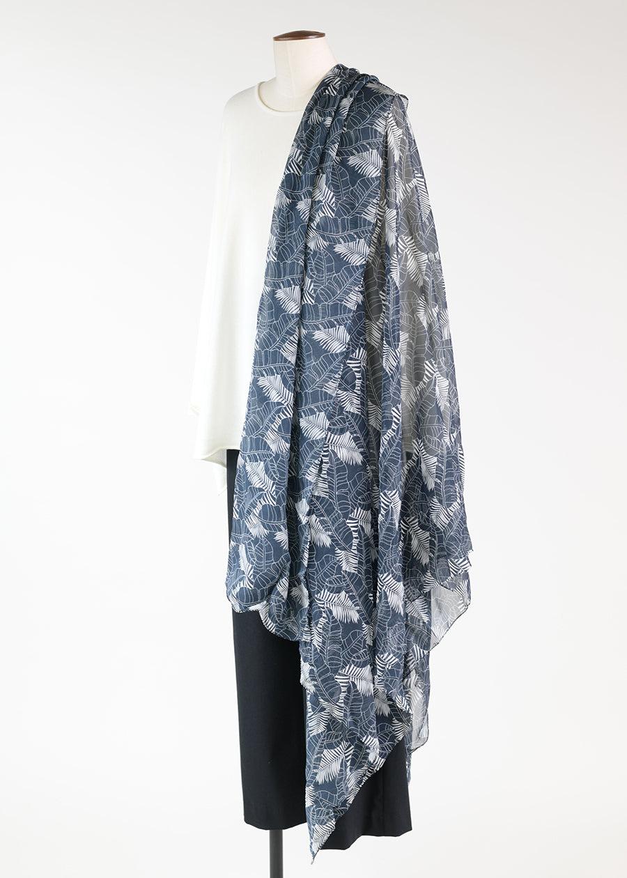 Eskandar Silk Large Scarf