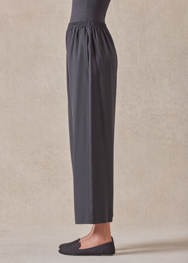 Eskandar Silk Longer Japanese Trouser