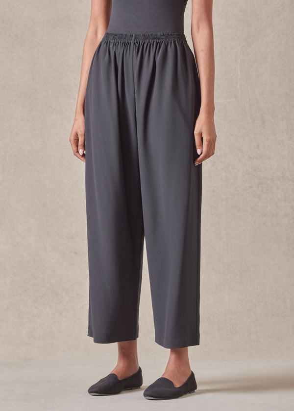 eskandar silk longer japanese trouser