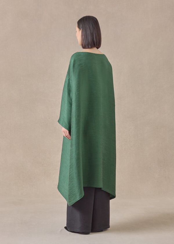 Eskandar Silk Wide A-line Scoop Neck Dress