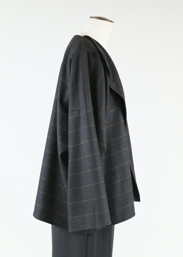 Eskandar Small Jacket Coat - Mid Plus