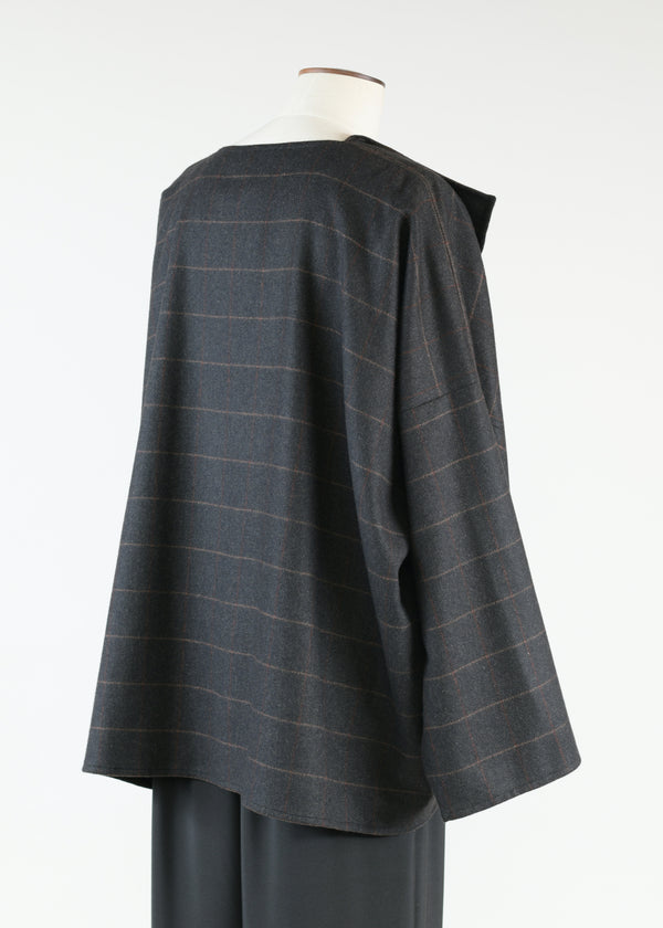 Eskandar Small Jacket Coat - Mid Plus