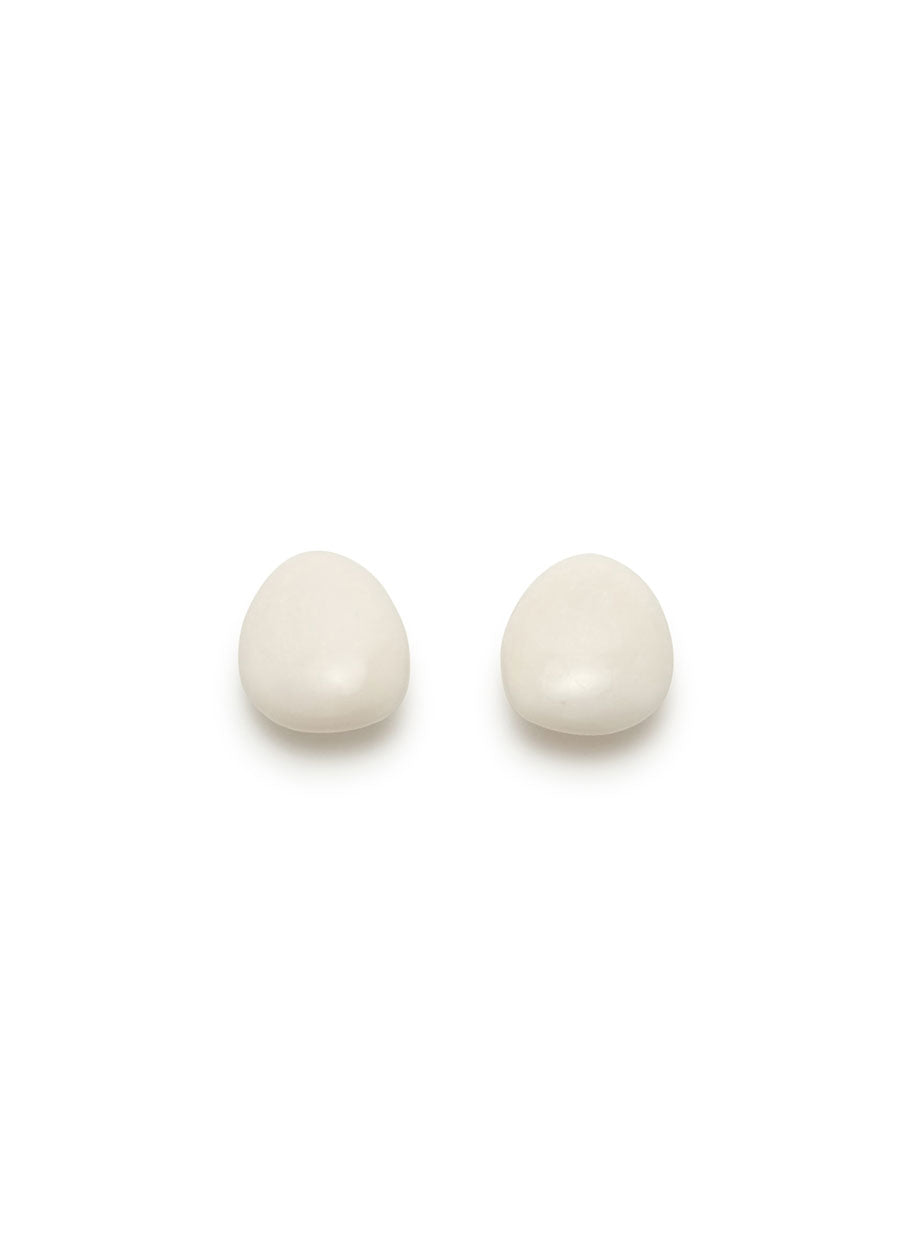 eskandar smooth oval earring