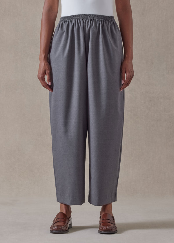 Eskandar Tropical Wool Japanese Trouser