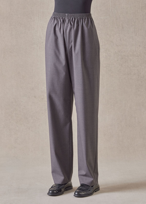 eskandar tropical wool regular trouser