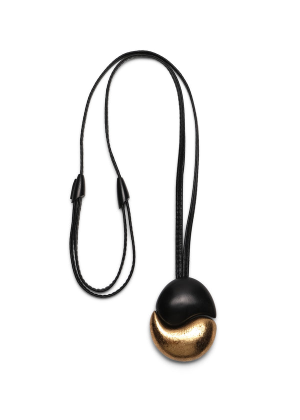 eskandar two part interconnected oval pendant