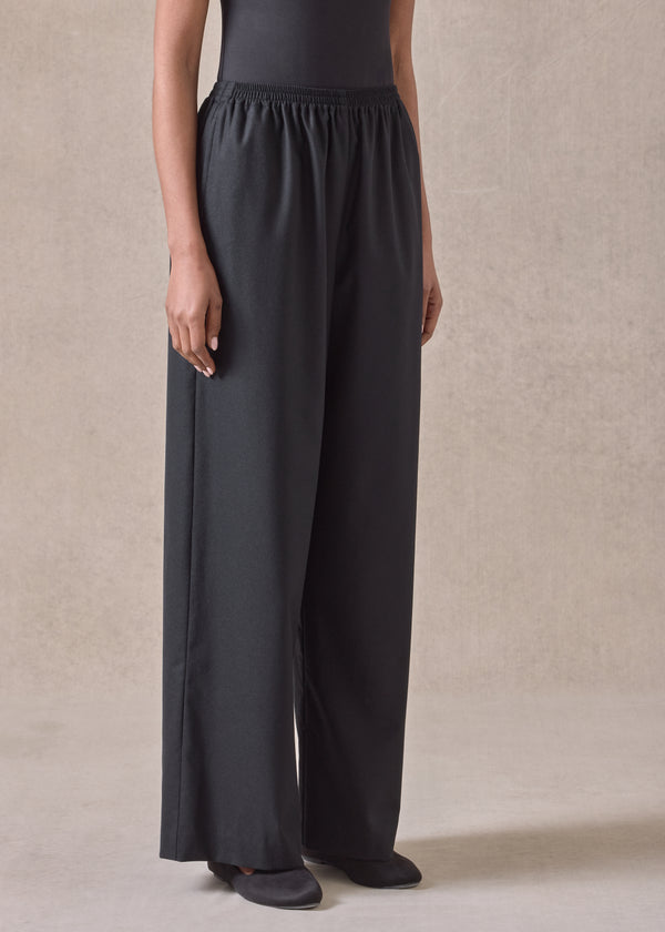 Eskandar Wool Cashmere Mix Flared Trouser