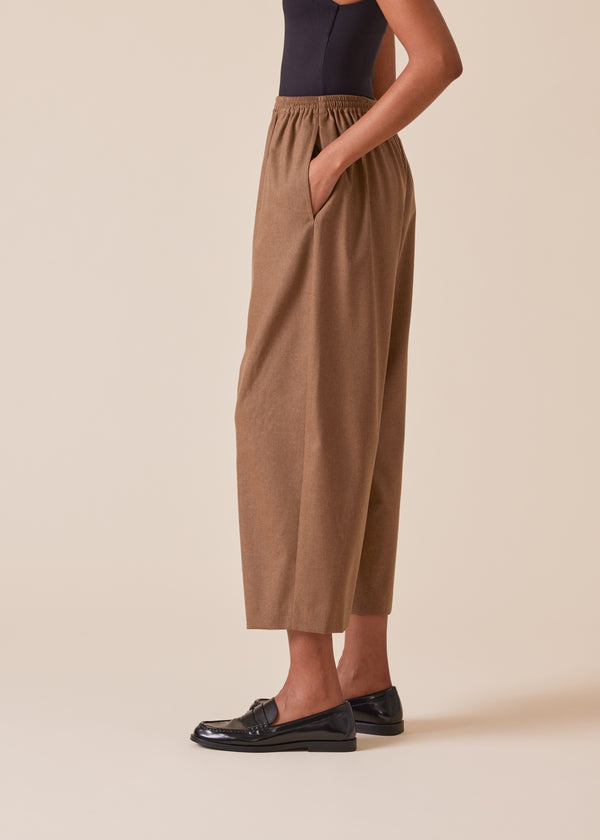 Eskandar Wool Cashmere Mix Japanese Trouser