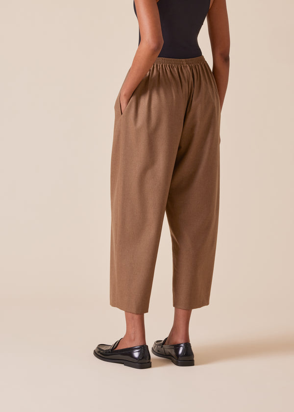 Eskandar Wool Cashmere Mix Japanese Trouser