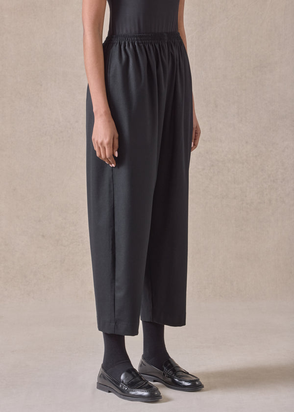 Eskandar Wool Cashmere Mix Japanese Trouser