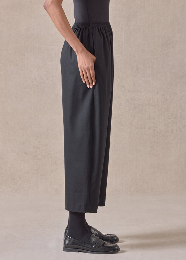 Eskandar Wool Cashmere Mix Japanese Trouser