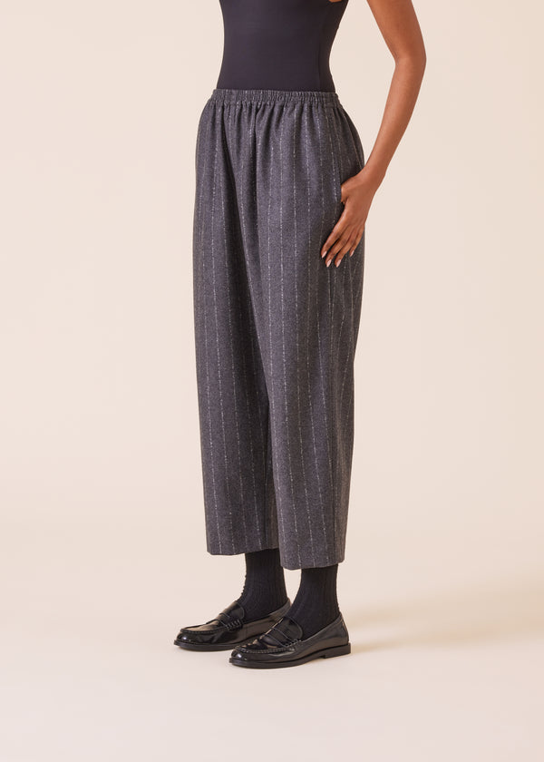 Eskandar Wool Cashmere Mix Japanese Trouser
