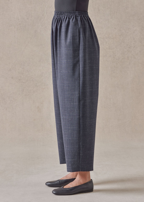 Eskandar Wool Linen Japanese Trouser