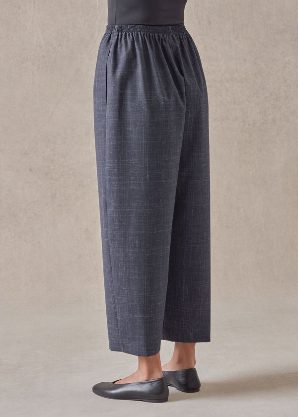 Eskandar Wool Linen Japanese Trouser