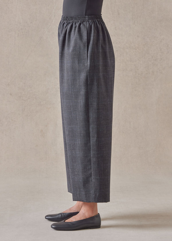 Eskandar Wool Linen Japanese Trouser