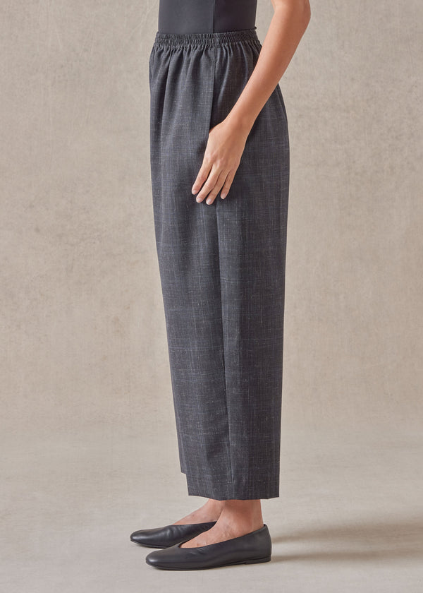 Eskandar Wool Linen Japanese Trouser