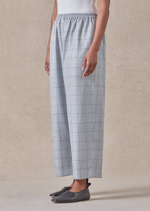 eskandar wool mix japanese trouser