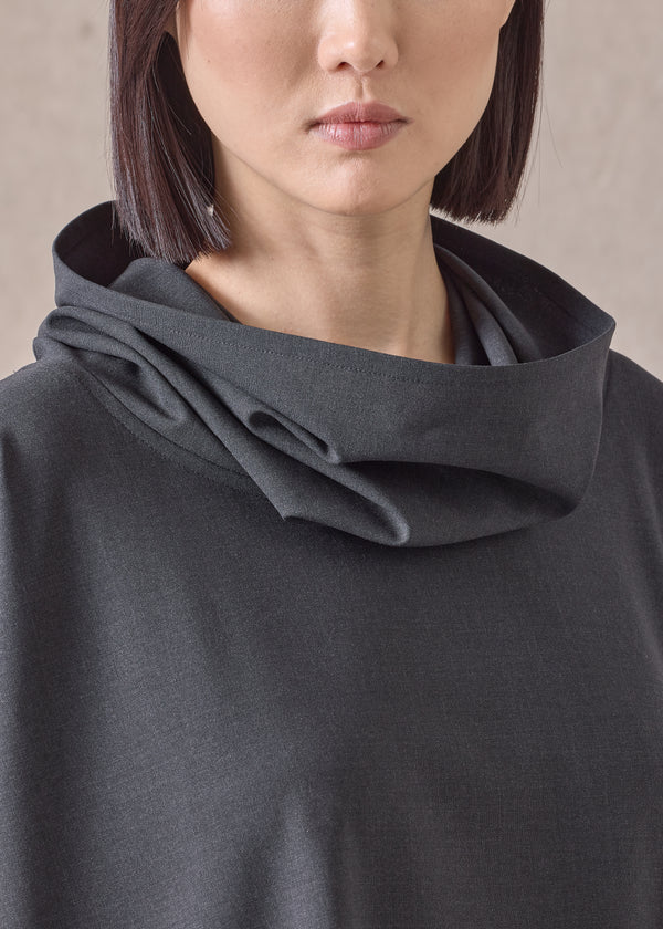 Eskandar Wool Monks Top - Long