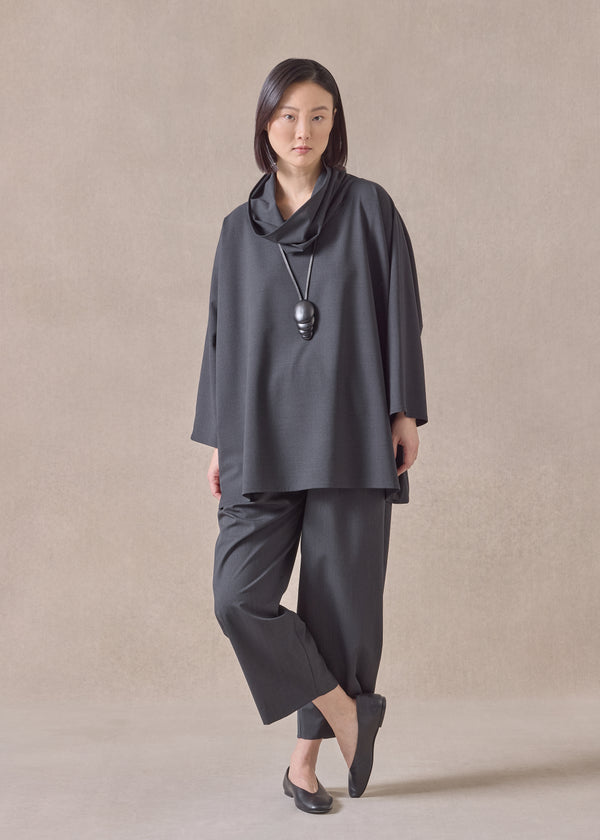 eskandar wool monks top - long