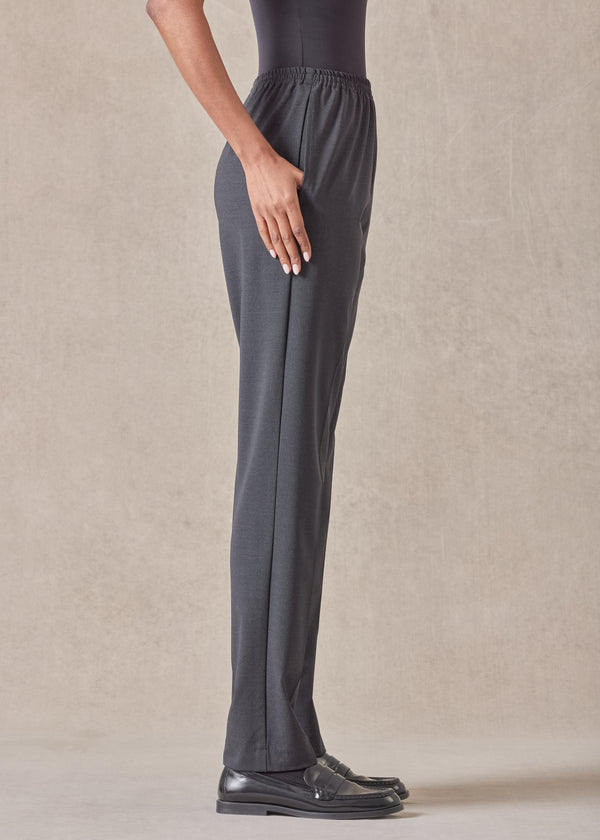 Eskandar Wool Narrow Trouser