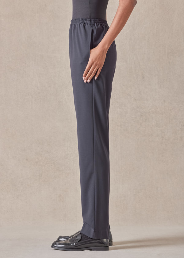 Eskandar Wool Narrow Trouser