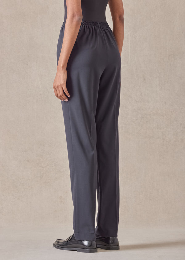 Eskandar Wool Narrow Trouser