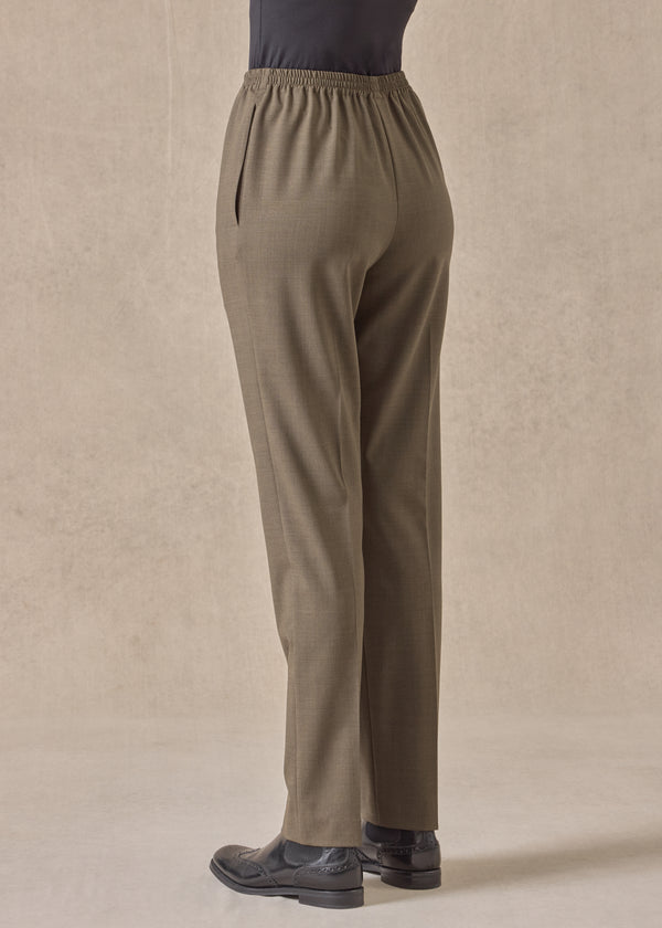 Eskandar Wool Narrow Trouser