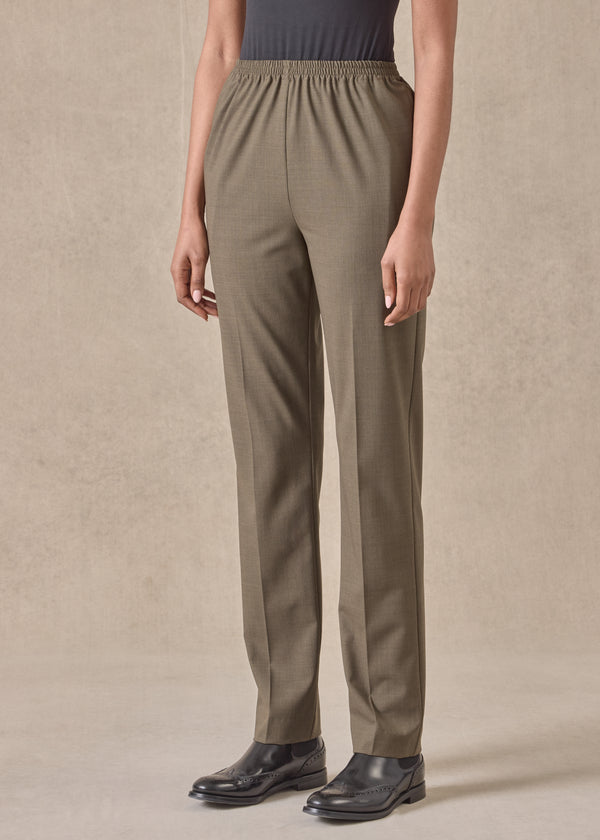 Eskandar Wool Narrow Trouser