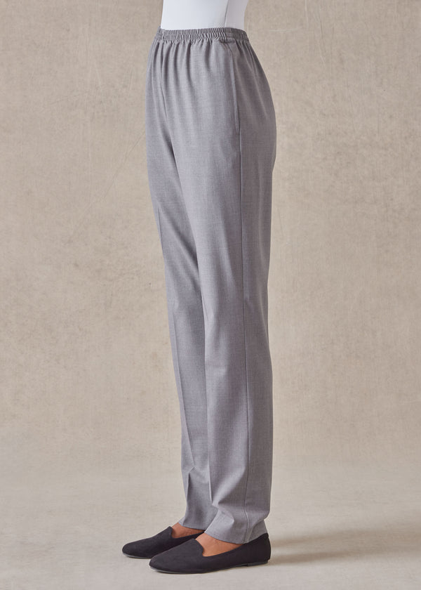 Eskandar Wool Narrow Trouser