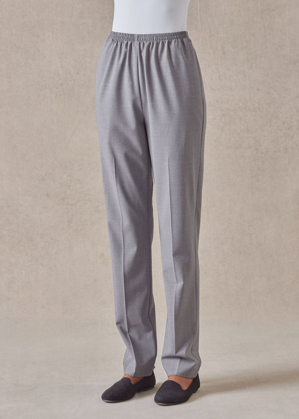 eskandar wool narrow trouser