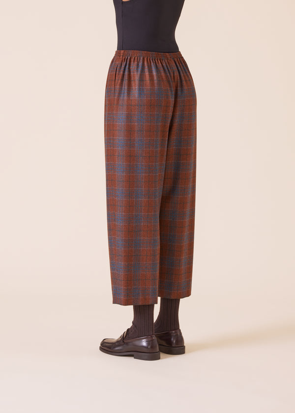 Eskandar Wool Silk Mix Japanese Trouser