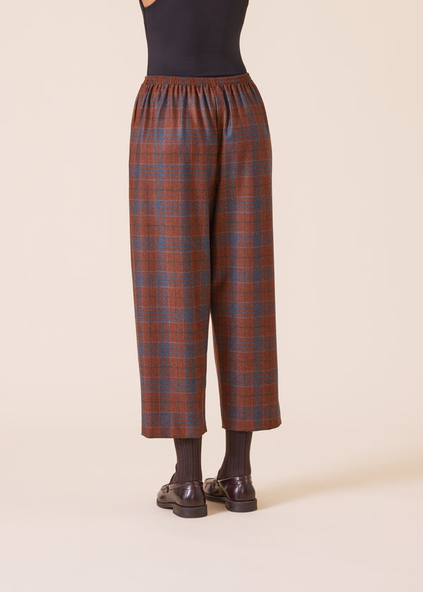 Eskandar Wool Silk Mix Japanese Trouser