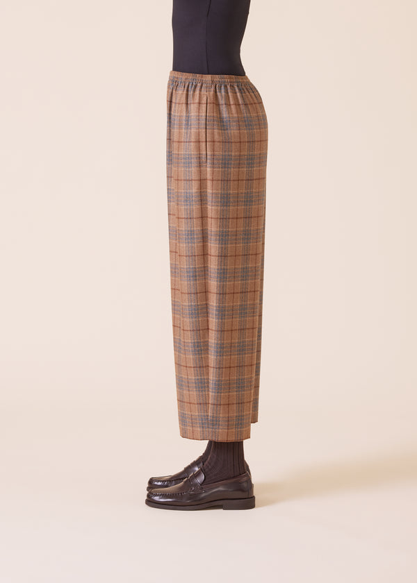 Eskandar Wool Silk Mix Japanese Trouser