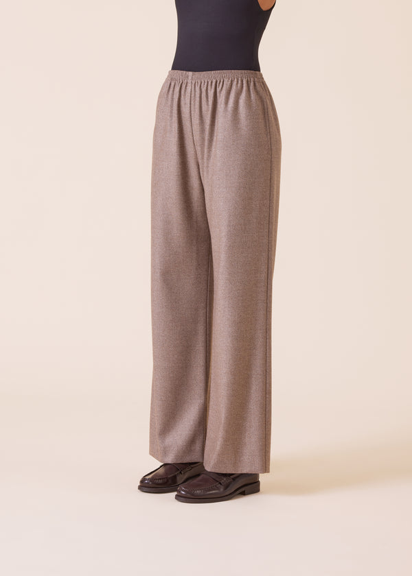 Eskandar Wool Silk Mix Trouser