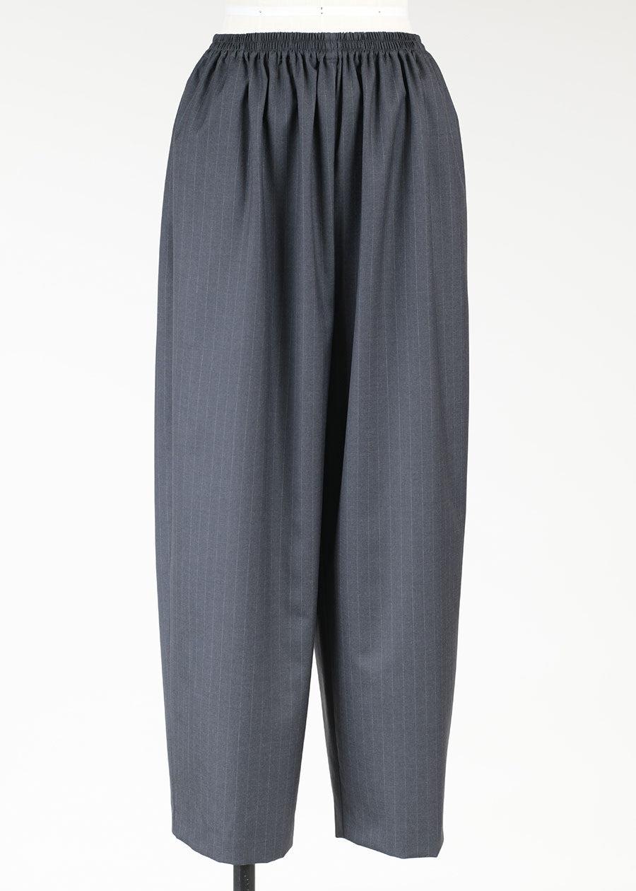 eskandar wool wide trouser