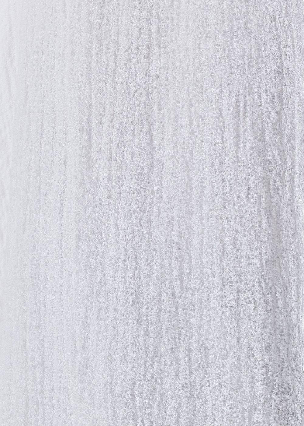 Eskandar Linen Wide A-line Scrunch Shawl Collar Jacket - Long Plus