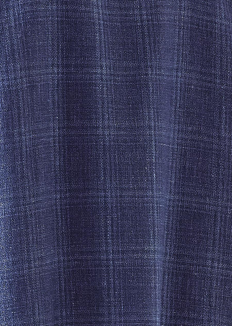 Eskandar Linen Wool Mix A-line Scrunch Shawl Collar Waistcoat - Long