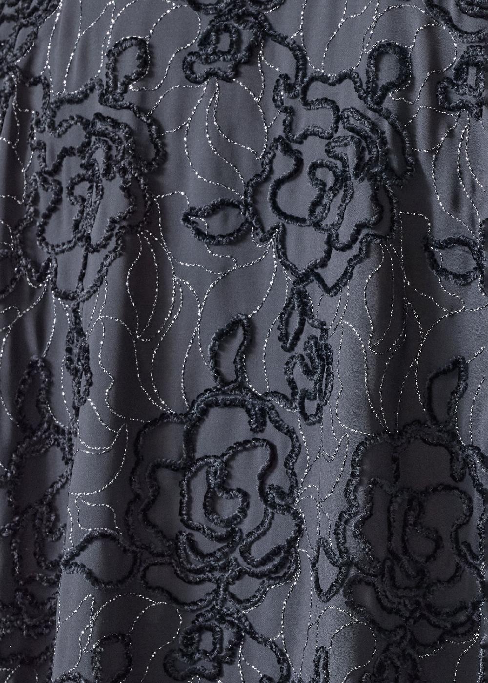 Eskandar Silk Mix 3/4 Sleeve Bateau Neck Tunic - Long