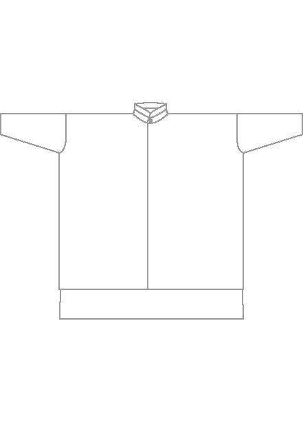 Eskandar Silk Wide Longer Back Double Stand Collar Shirt - Very Long With Slits