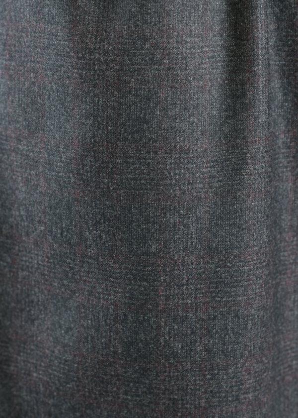 Eskandar Wool Cashmere Mix Longer Japanese Trouser With Ankle Slits