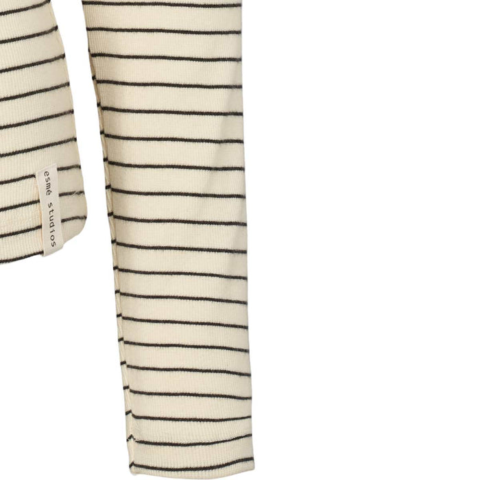 Esmé Studios ESBlossom Stripe LS Turtleneck GOTS - Flan
