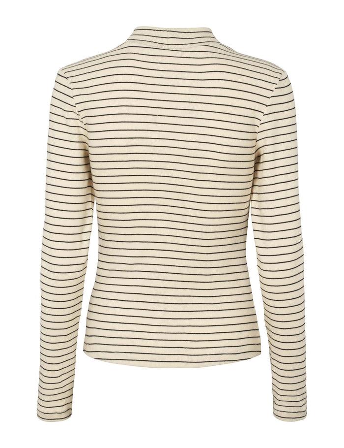 Esmé Studios ESBlossom Stripe LS Turtleneck GOTS - Flan