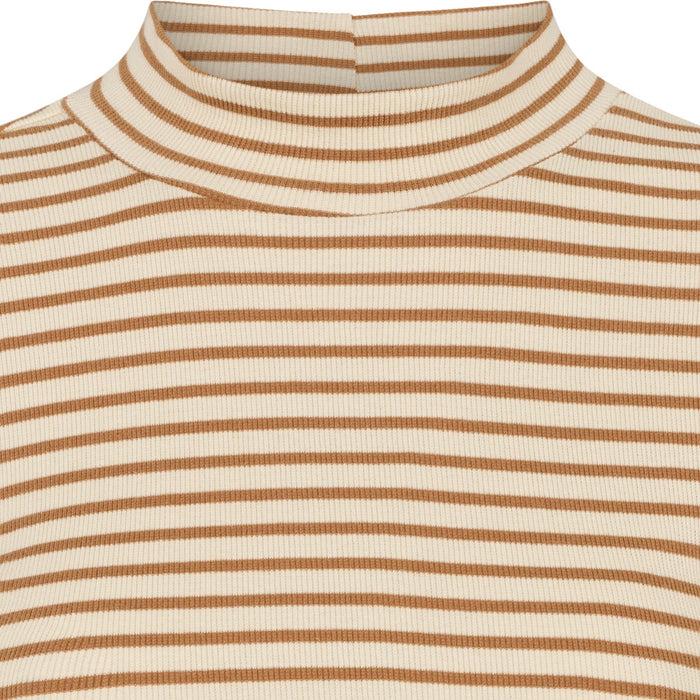 Esmé Studios ESBlossom Stripe LS Turtleneck GOTS - Fog