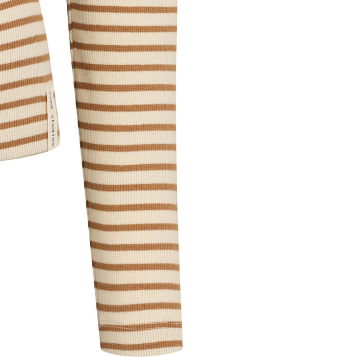 Esmé Studios ESBlossom Stripe LS Turtleneck GOTS - Fog