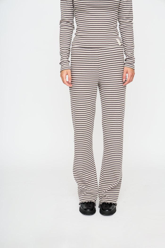 esmé studios ESBlossom Stripe Pants GOTS - Nacreous Clouds