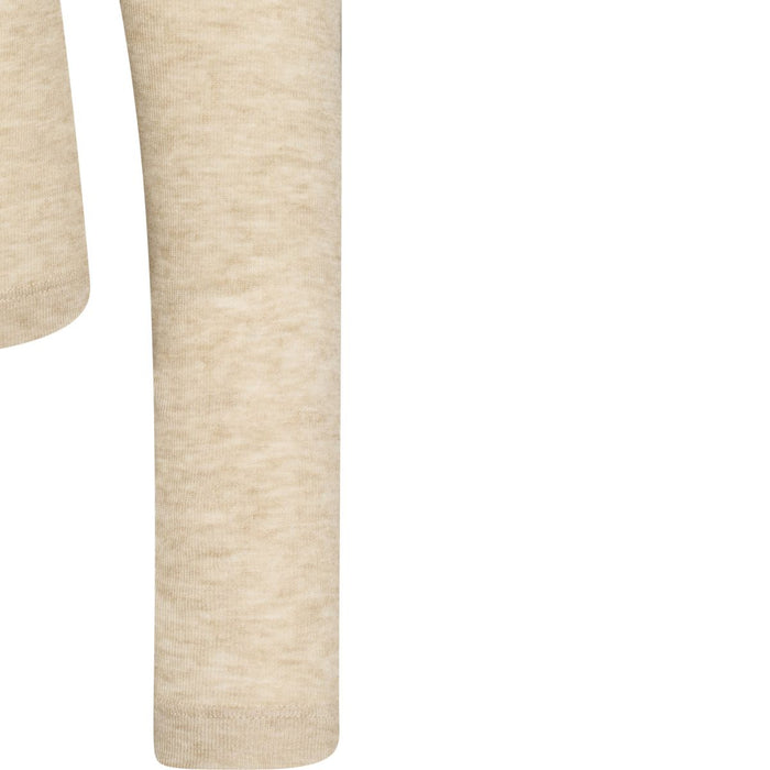 Esmé Studios ESEllia Roll Neck Top - Wood Ash Mélange