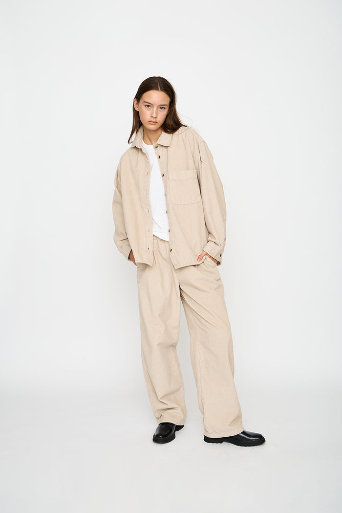 esmé studios ESGina Boxy Shirt GOTS - Nacreous Clouds