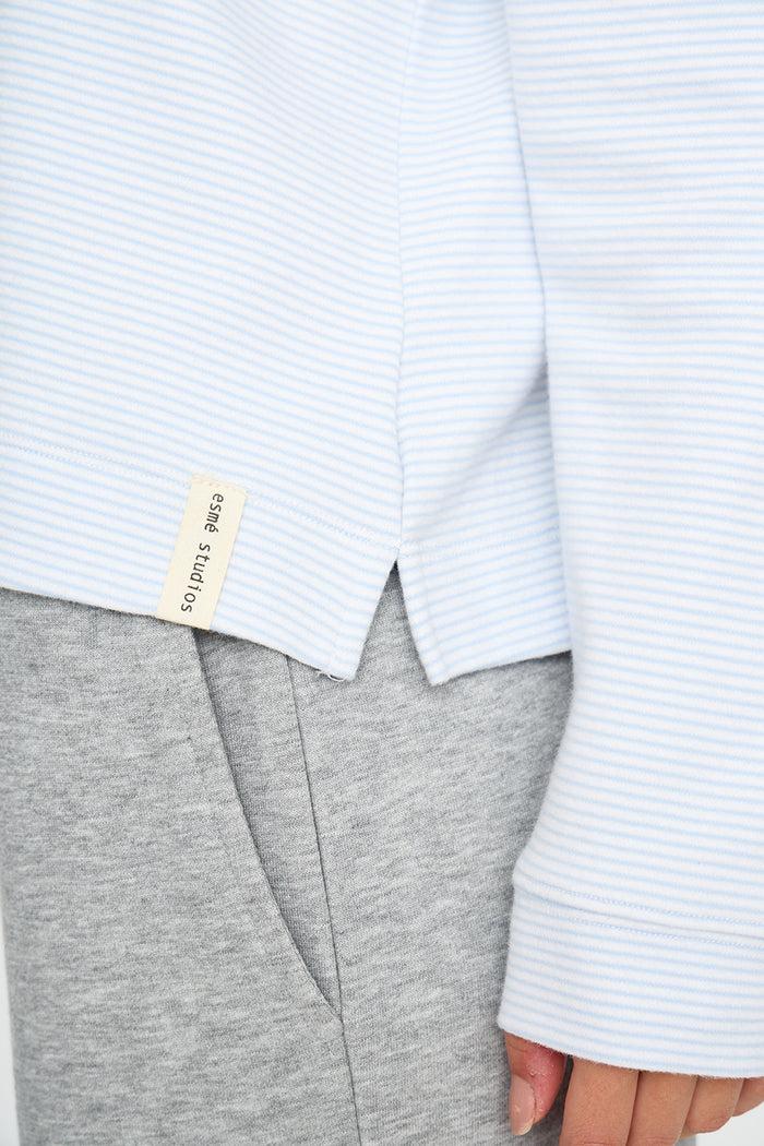 Esmé Studios ESJenna LS Roll Neck GOTS - Kentucky Blue